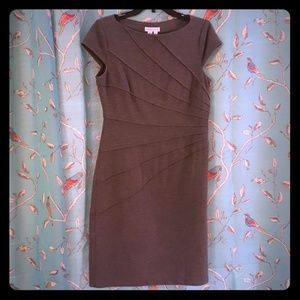 Beautiful Unique Gray Form Flattering Dress